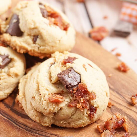 Peanut Butter Bacon Cookies