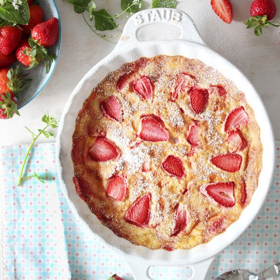 Strawberry Clafoutis