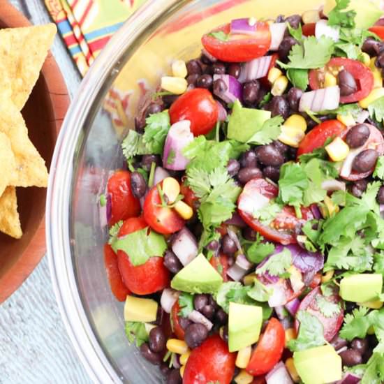 Easy Black Bean Salsa