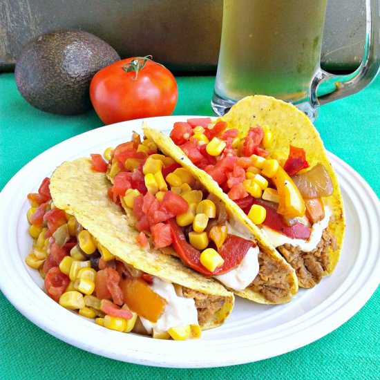 Tacos with Lentil-Walnut Taco Meat