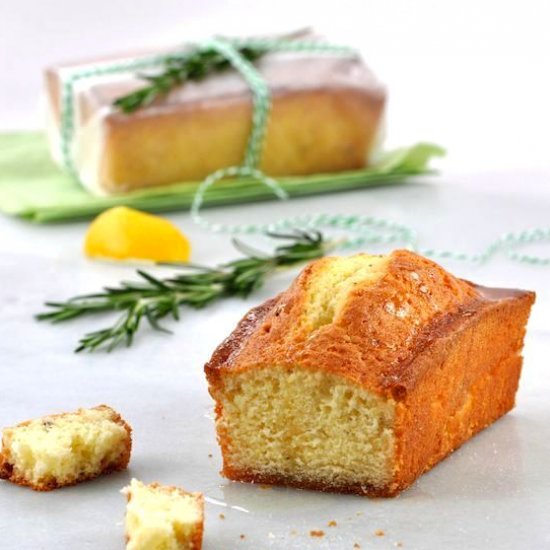 Lemon-Rosemary Olive Oil Pound Cake