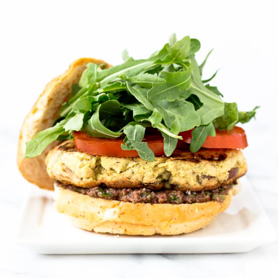 Lemon Dijon Tuna Burger