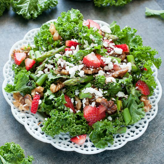 Strawberry Kale Salad