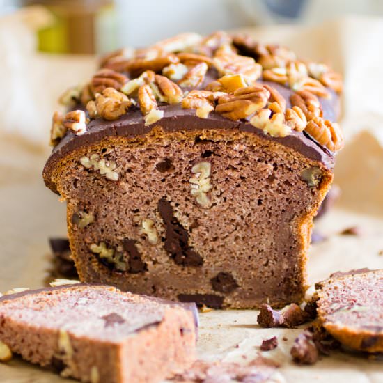 Chocolate, Banana and Pecan Loaf