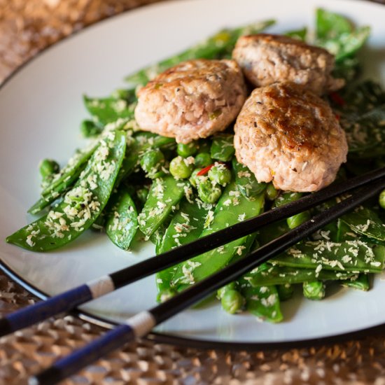 Mixed Greens with Toasted Coconut