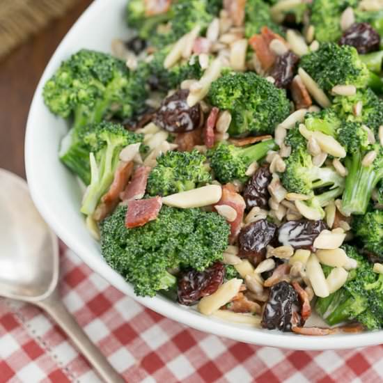 Broccoli Salad with Dried Cherries