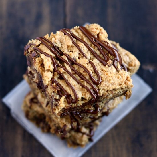 Peanut Butter Chocolate Oat Bars