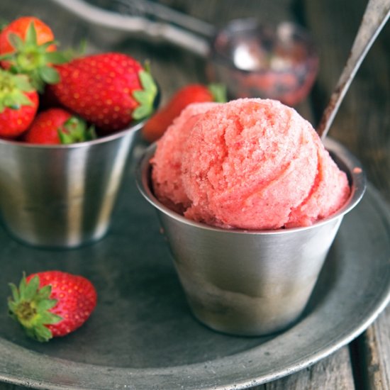 3-Ingredient Strawberry “Ice-Cream”