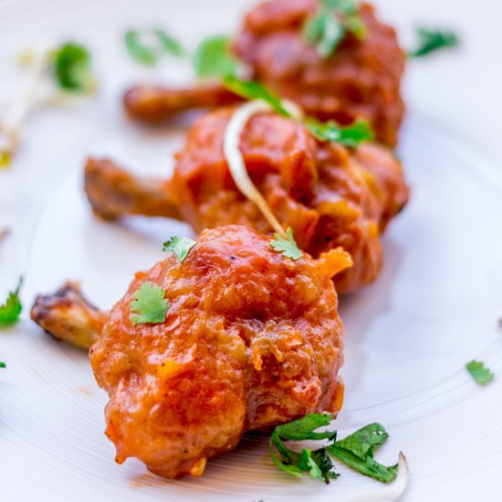 Schezwan Chicken Lollipop