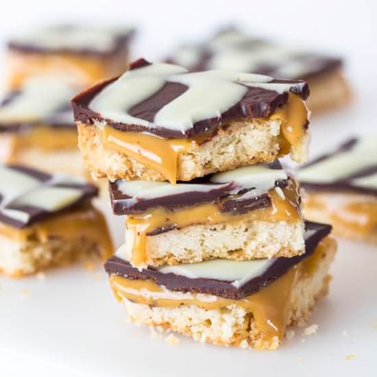 Chocolate Caramel Shortbread