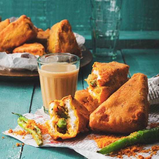 Mixed Veg-Paneer Bread Pakoda