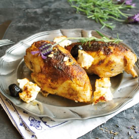 Chicken with White Wine & Lavender