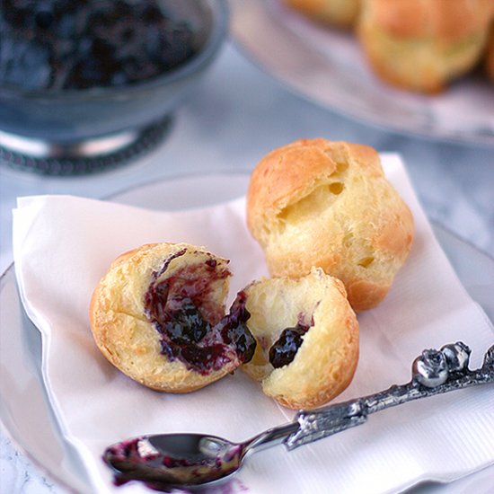 Gougeres {Cheese Puffs}