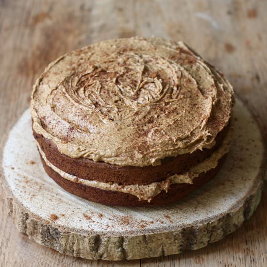 Apple, Pear & Chestnut Cake