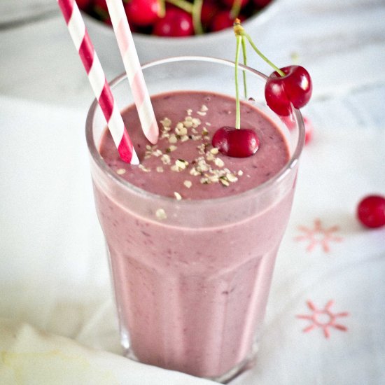 Cherry Smoothie with Avocado