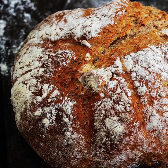 Rosemary Tomato Buckwheat Soda Bread