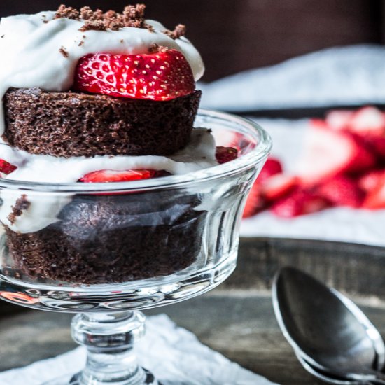 Vegan Berry Chocolate Shortcake