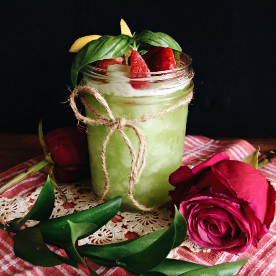 Strawberry Basil Lemonade