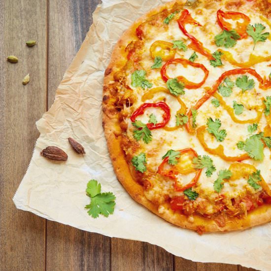 Indian Curry Pizza