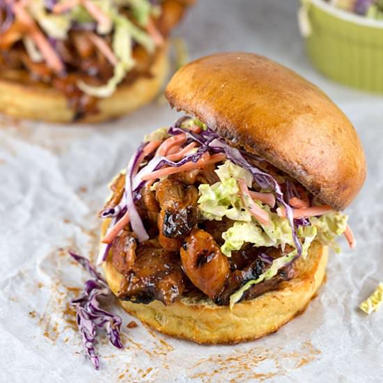 Pulled Chicken Sandwiches