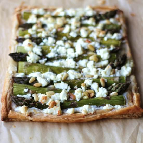 Asparagus & Feta Tart