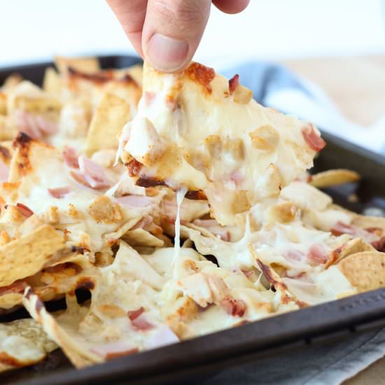 Chicken Cordon Bleu Nachos