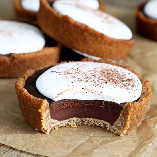 Easy Mini Gluten Free S’mores Pies