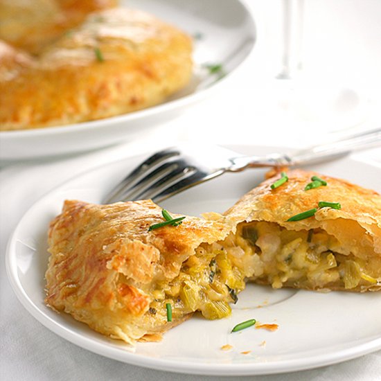 Pear, Leek & Gruyere Turnovers