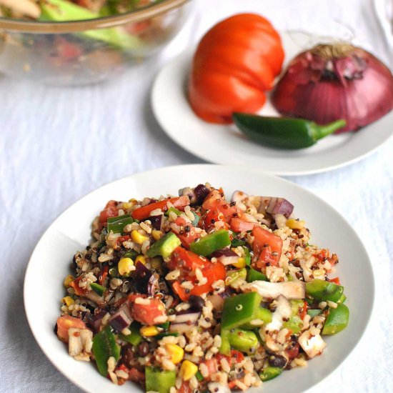 Southwest Summer Fresh Grain Salad