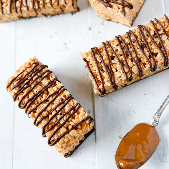 Samoa Rice Krispie Treats