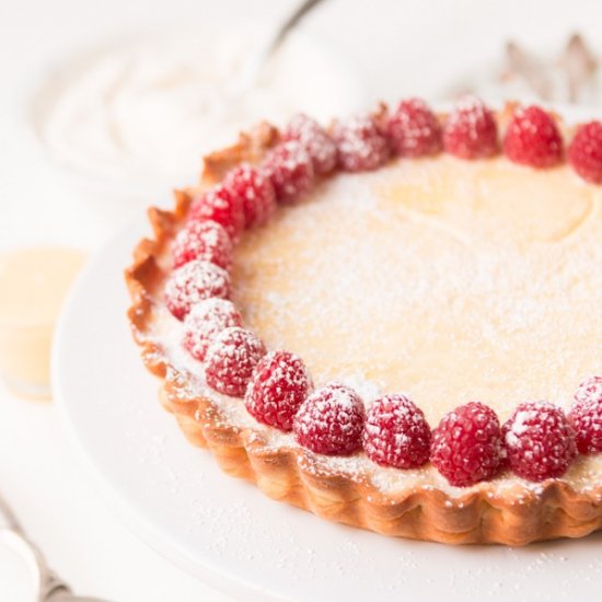 Lemon Curd Cheesecake Tart