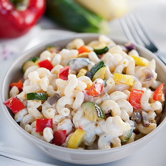 Stovetop Macaroni with Veggies