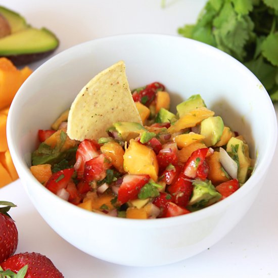 Strawberry Mango Guacamole