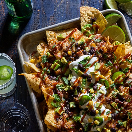 Beer Pulled Pork Nachos