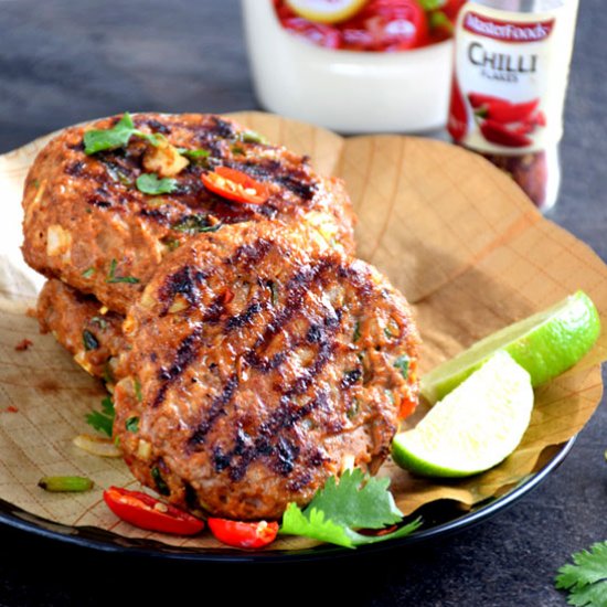 Thai-Style Chicken Burger