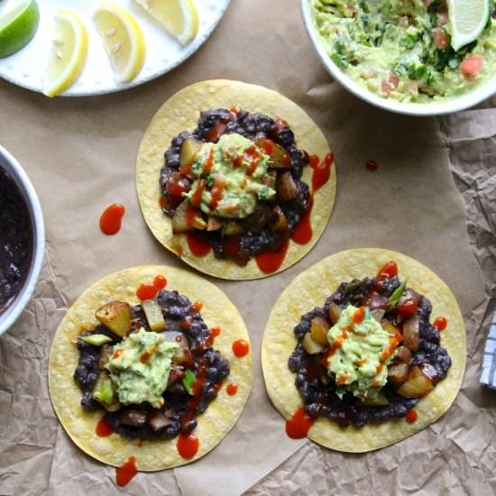 Tex Mex Tostadas