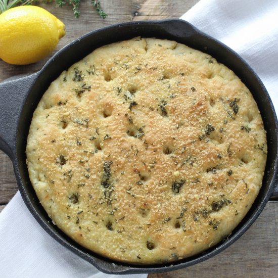 Lemon Herb Focaccia