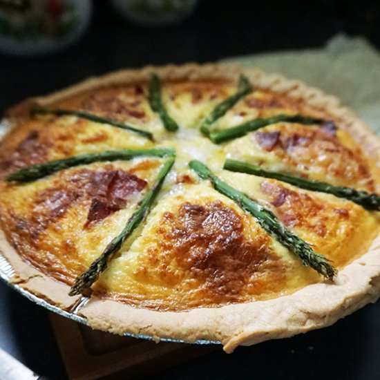 Brie and Bacon Quiche