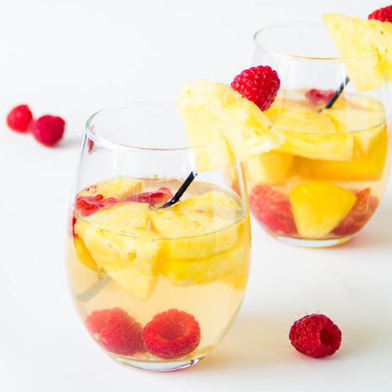 Pineapple Raspberry Sangria