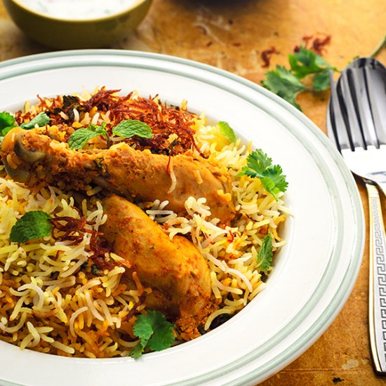 Hyderabadi Murgh Dum Biryani