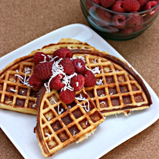 Paleo Coconut Waffles