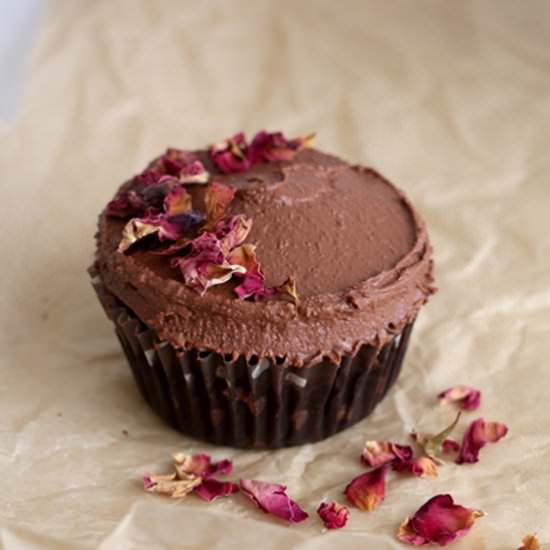 Chocolate and Raspberry Cupcakes