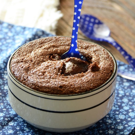 Molten Lava Chocolate Cakes for Two