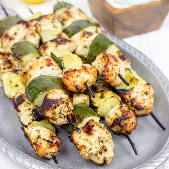 Chicken Souvlaki Skewers