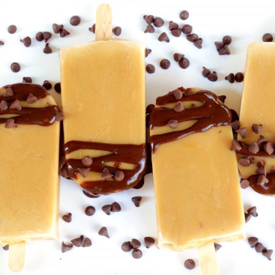 Chocolate Chip Cookie Popsicles