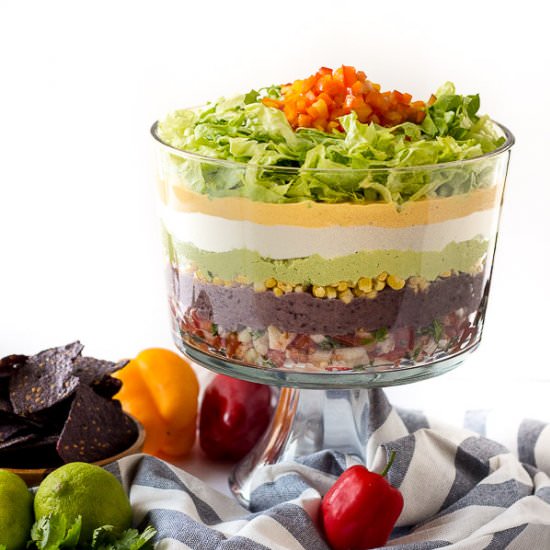 Vegan 7-Layer Mexican Dip