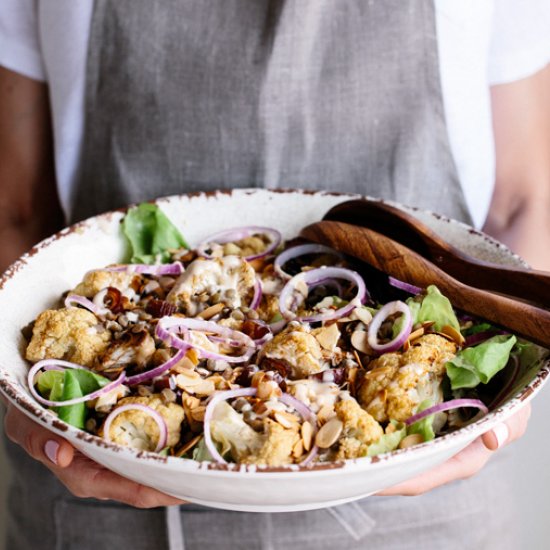 Roasted Cauliflower Salad