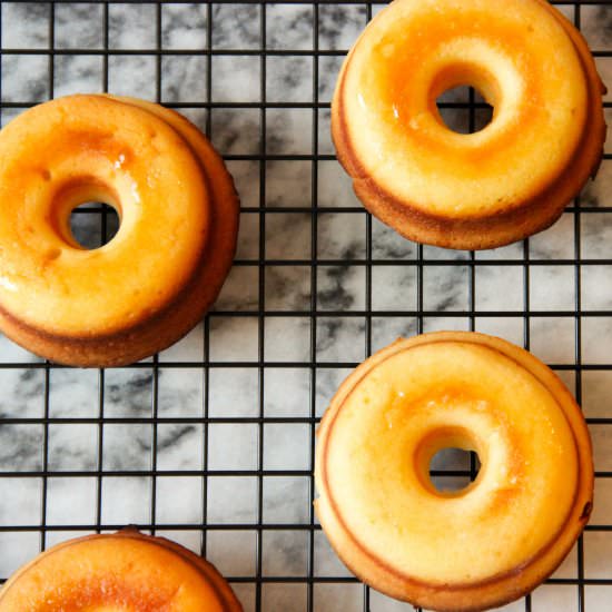 Greek Yogurt Doughnut Cakes