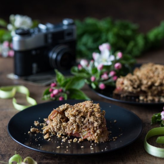 Rhubarb Skillet Pie