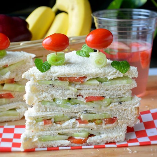 Tomato Cucumber Sandwich